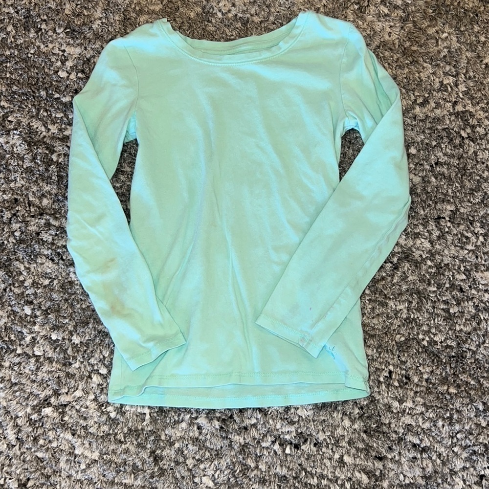Justice Mint Green shirt